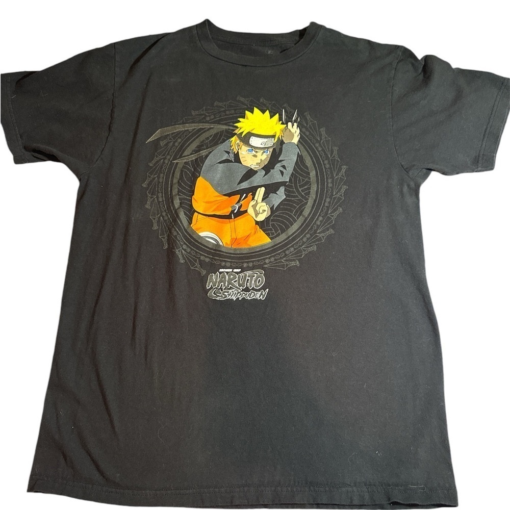 VTG 2002 Naruto Shippuden Shonen Jump Anime Cartoon Ripple Junction T-Shirt Med